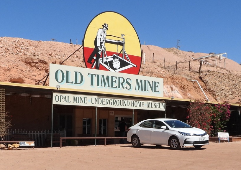 Opaalipääkaupunki Coober Pedy Australiassa